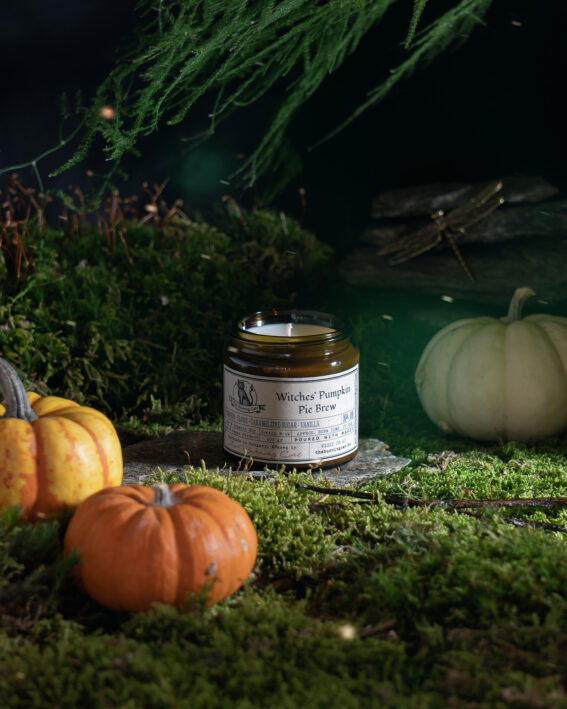 Witches' Pumpkin Pie Brew / Boszorkányok Sütőtökös Pite Főzete - szójagyertya